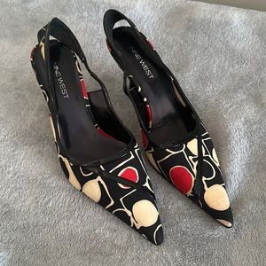 Nine West Sling Back Heels